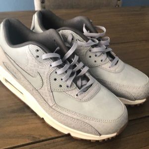 Nike's Air Max 90 Premium “Grey" Snakeskin